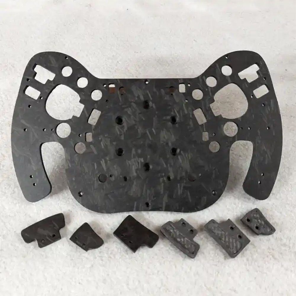 Carbon Fiber Gaming Steering Wheel Plate