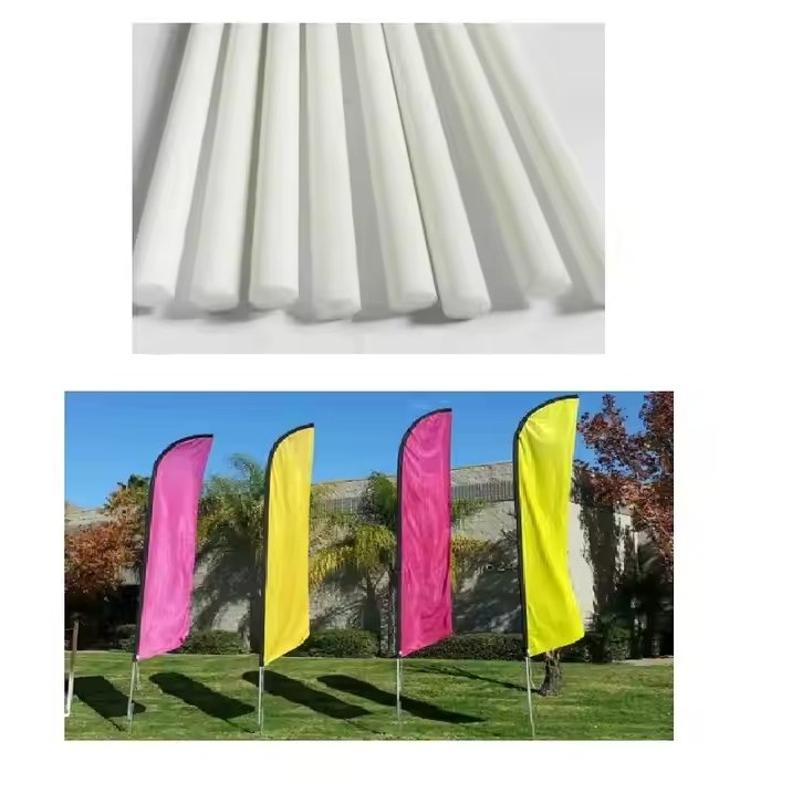 Fiberglass flagpoles