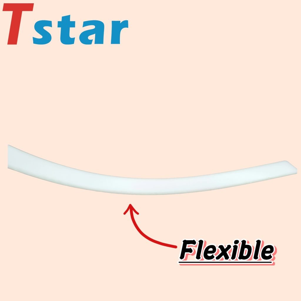 Transparent resin flat strip 11 Transparent resin flat strip