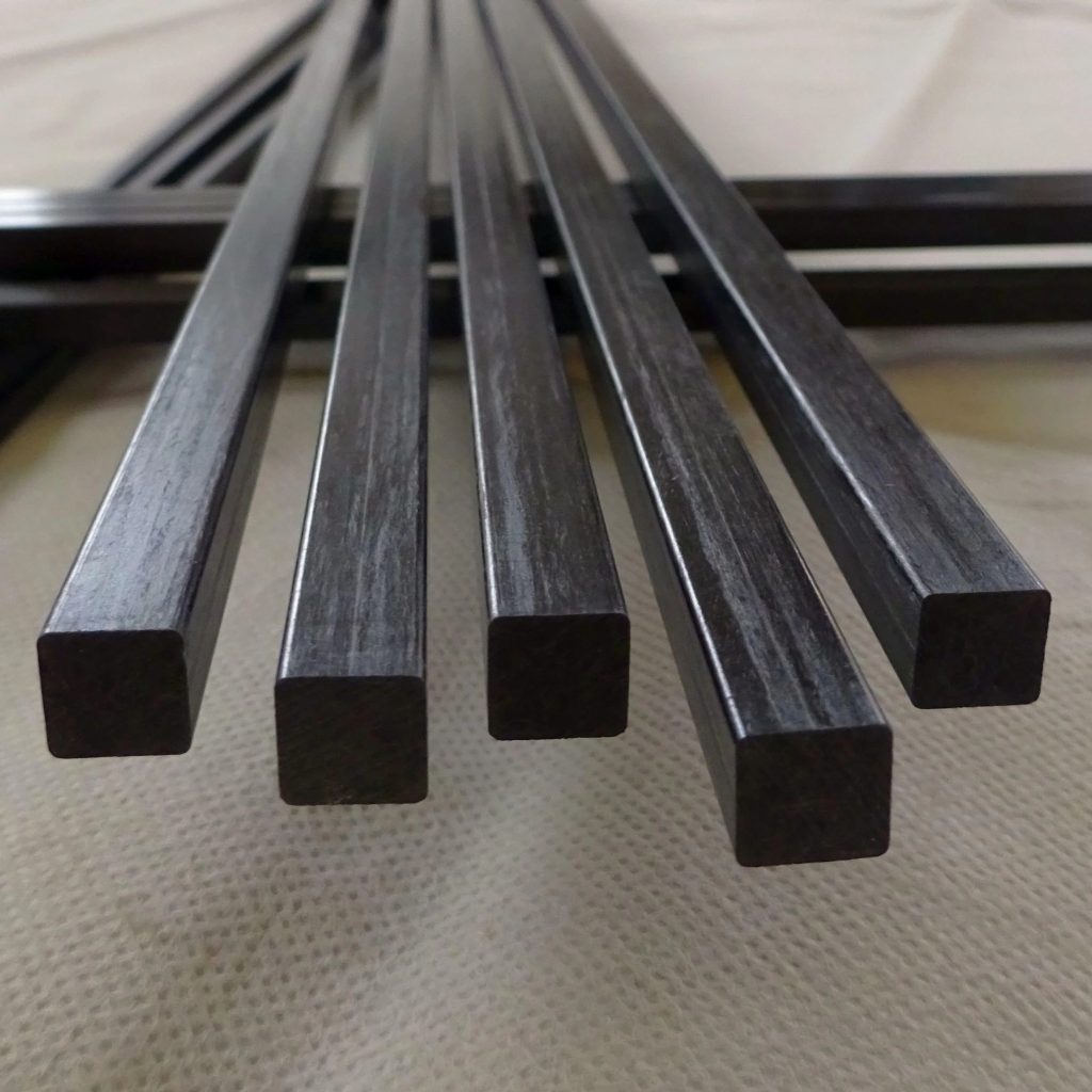 Square carbon fiber rod