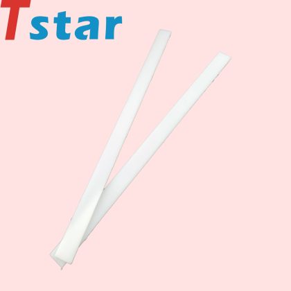 Transparent resin flat strip